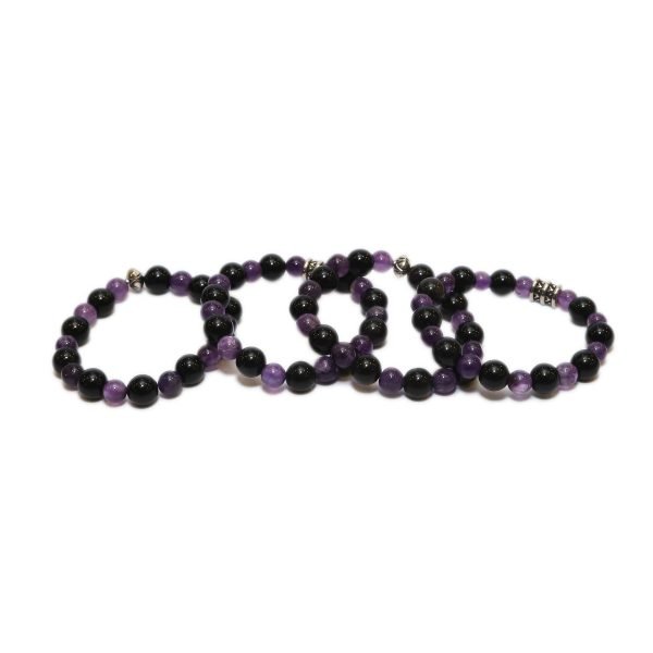 Amethyst HQ Round 8mm Bracelet