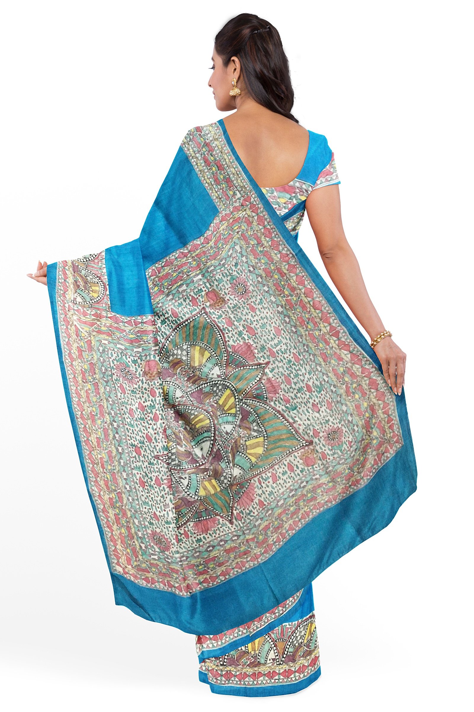 Banarasi Munga Silk Floral Butta Saree With All-Over Zari Work | Exotic  India Art