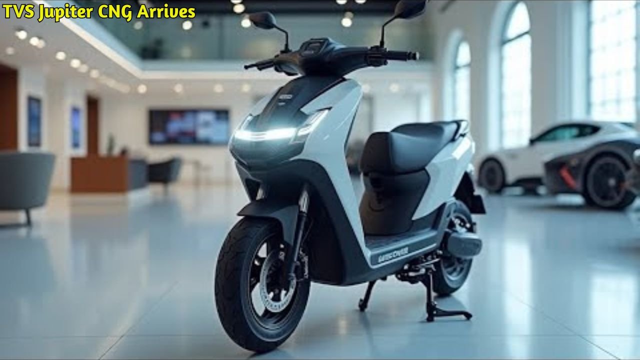 TVS Jupiter CNG Arrives with Record-Breaking Mileage
