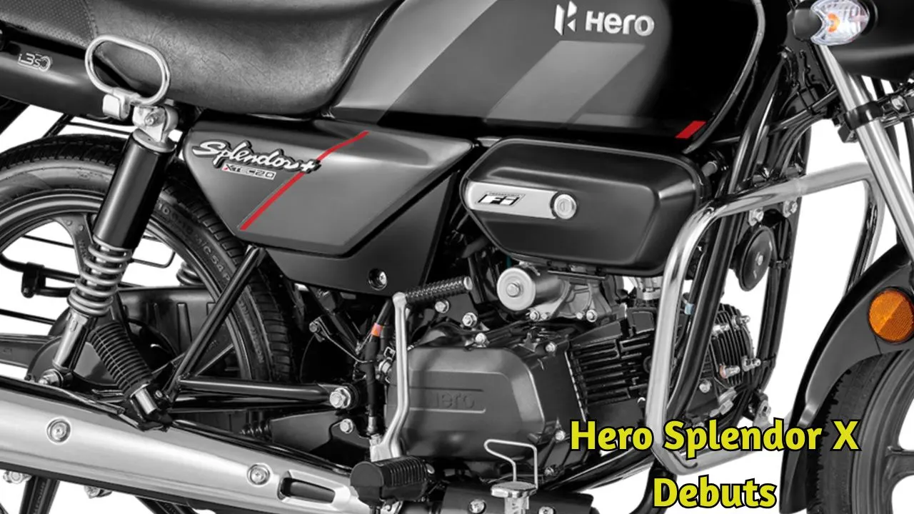 Hero Splendor X Debuts